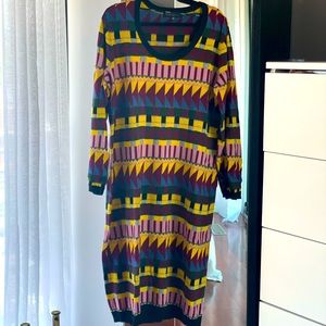 Eloquii Knit 🧶 Print Midi Dress (US Size 18-20)